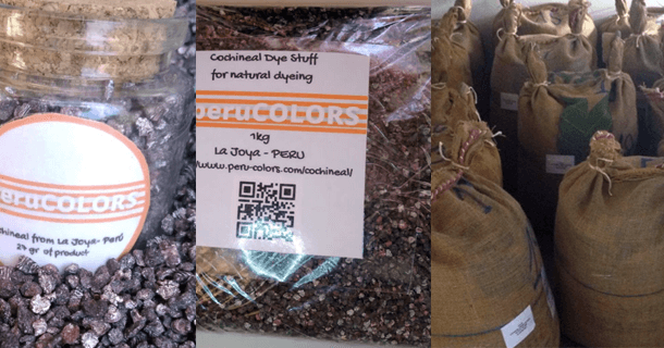 Cochineal products is packaged in jars, bags and sacks of jute Cochineal products is packaged in jars, bags and sacks of jute