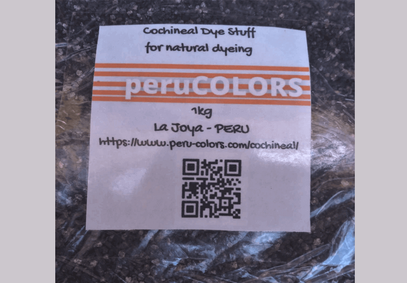 Peru-Colors present Cochineal in Bag